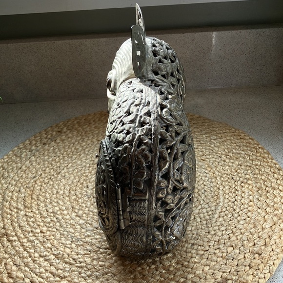 Vintage Raymor Metal Art Cat Sculpture w/ Latched Door Opening - Picture 8 of 16